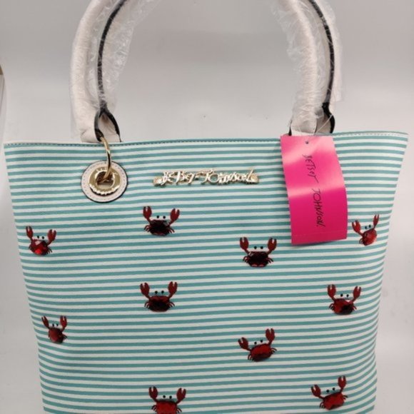 Betsey Johnson DON'T BE A SHELLFISH TOTE - Picture 2 of 9